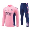 Arsenal Trainings Sweatshirt Quarter-zip 2024-25 Roze - Heren